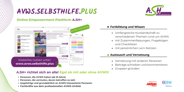 Flyer: avws.selbsthilfe.plus