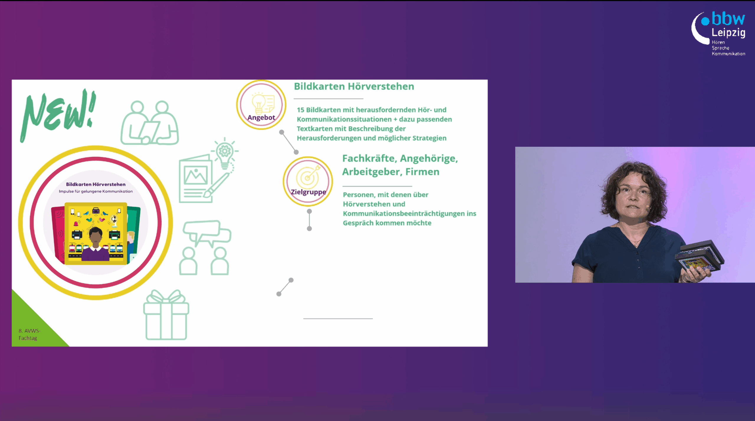 Lissy Rinneberg-Schmidt im Livestream des AVWS-Fachtag 2025