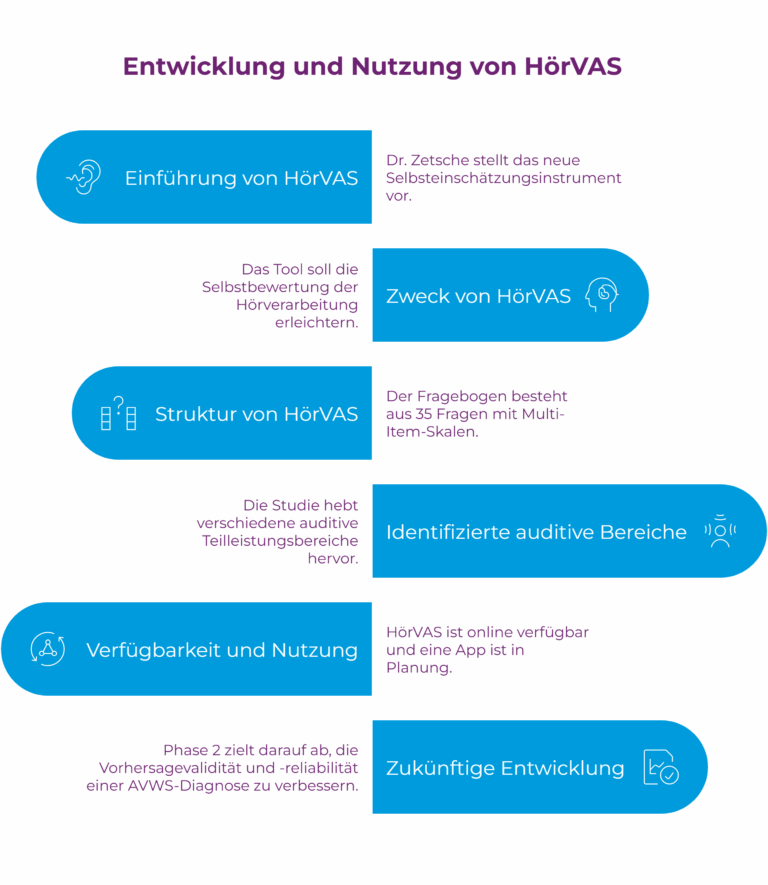 Grafik als aufzählende Übersicht zu HörVAS